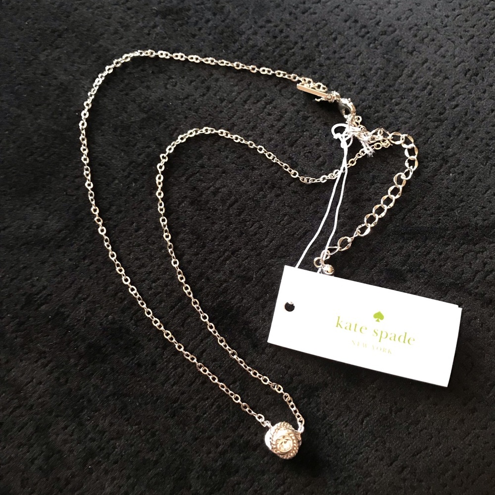 Kate Spade Silver Infinity & Beyond Pendant Necklace